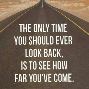 see how far you've come